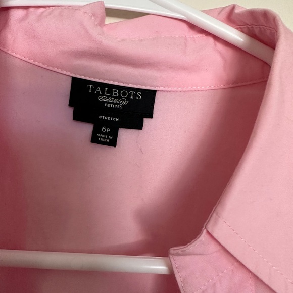 Pink Talbots button up - Picture 2 of 2
